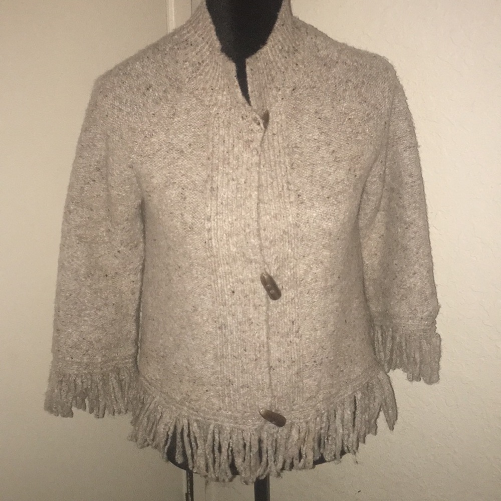 Ruby Rd. Fringe sweater